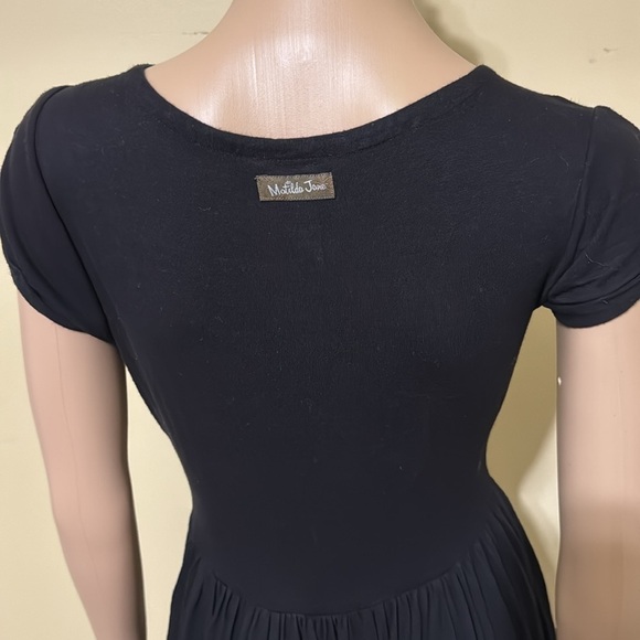 Matilda Jane Womens Black Night Owl Maxi Dress Size Small Modest Flowy Comfy - Picture 6 of 8